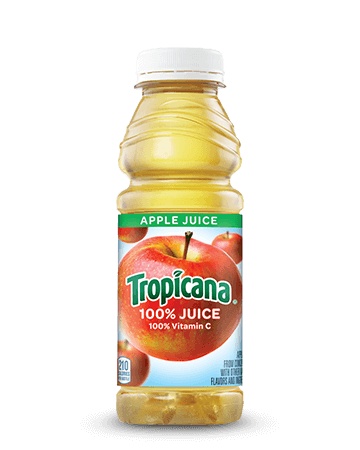 Where is Tropicana apple juice made?