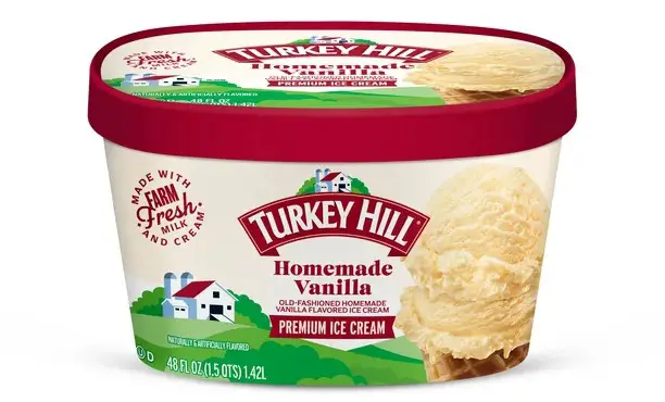 Turkey Hill ice cream made USA