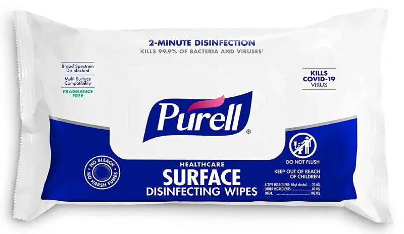 Where are Purell Wipes Made