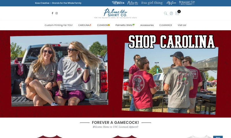 Palmetto Shirt Company made in South Carolina 