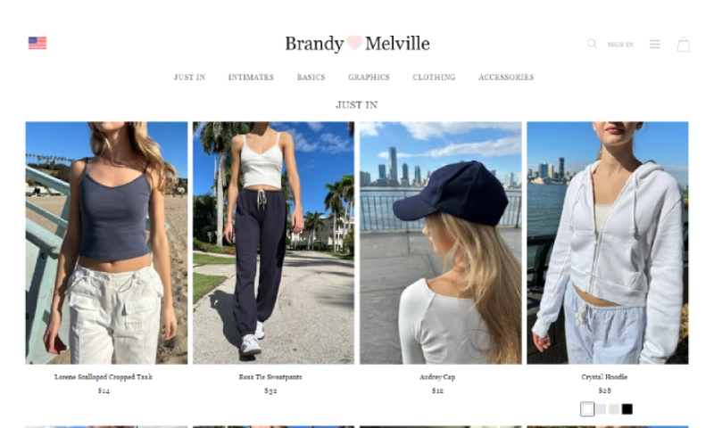 Where is Brandy Melville Made